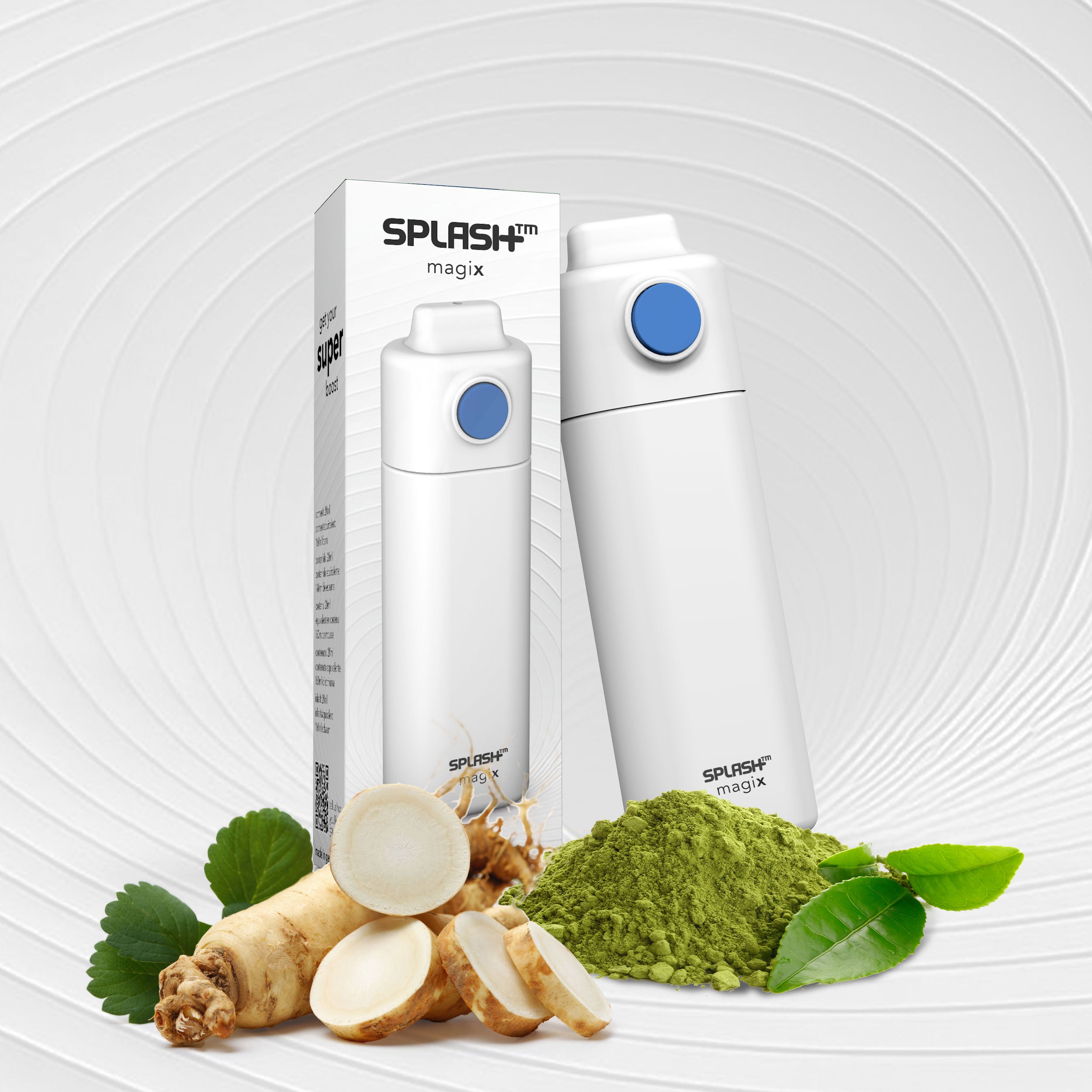 SPLASH MAGIX – with matcha, gingseng & lemon balm